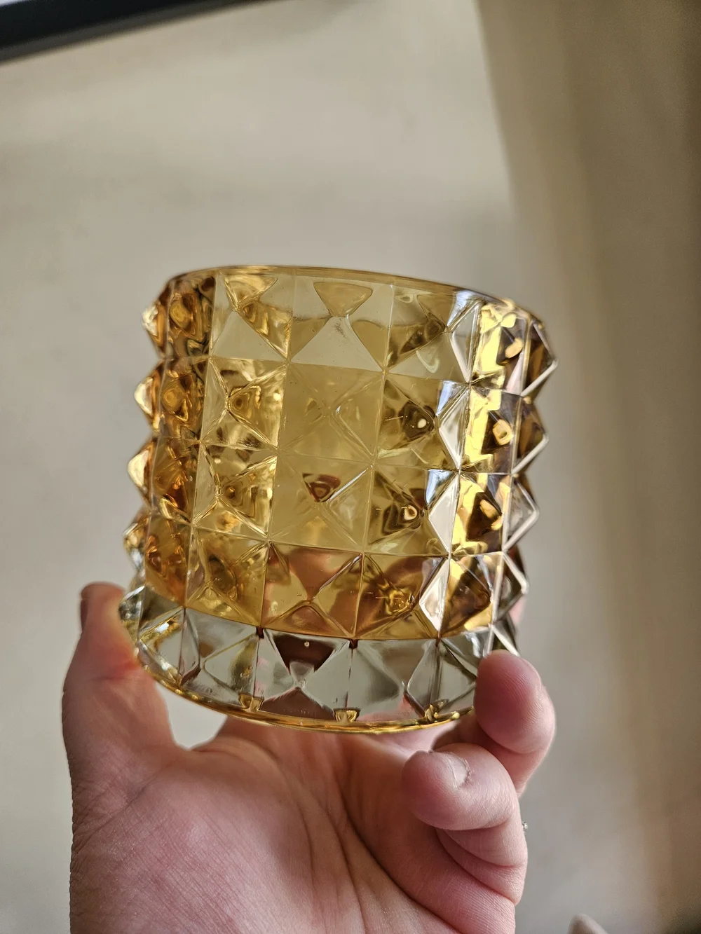 Source Unknown amber colored